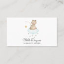 Search for clouds business cards Watercolor