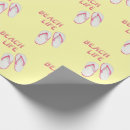 Search for flip flop wrapping paper Seashore