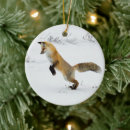 Search for red fox christmas tree decorations Canine