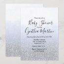 Search for blue and grey baby shower invitations Pastel