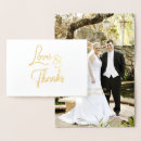 Search for real foil wedding thank you cards Calligraphy