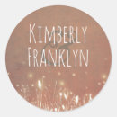 Search for fireflies at night stickers Rustic