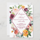 Search for wine red wedding invitations Flowers