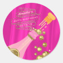 Search for champagne birthday party stickers Modern