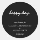 Search for happy days wedding stickers Modern