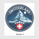 Search for alpine stickers Switzerland