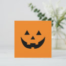 Search for orange halloween cards Jack o lantern