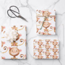Search for monkeys wrapping paper Baby