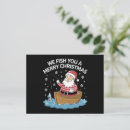 Search for fisherman postcards Santa