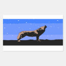 Search for blue wolf stickers Howling