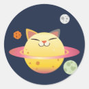 Search for cats in space stickers Kitten