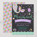 Search for teal and purple invitations Mermaid