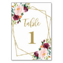 Search for burgundy and blush table cards Elegant