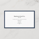 Search for blue border business cards Elegant
