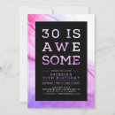 Search for marble 30th birthday invitations Thirty