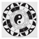 Search for black white yin yang art New age