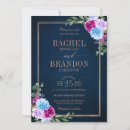 Search for hot pink wedding invitations Botanical