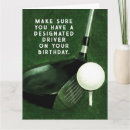 Search for golf dad birthday cards Humour