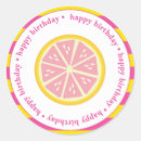 Search for happy birthday party envelope seals Pink