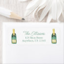 Search for wine bottle return address labels Watercolor