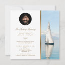 Search for nautical memorial service invitations Sympathy