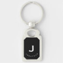 Search for black rectangle key rings Masculine