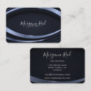 Search for circular business cards Blue