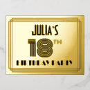 Search for retro 18th birthday invitations Stylish