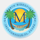 Search for summer address stickers Tropical