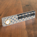Search for royal blue name plates French symbol