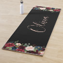Search for floral yoga mats Burgundy