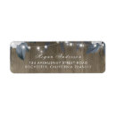 Search for rustic barn wedding return address labels Wood