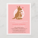 Search for kangaroo baby shower invitations Joey