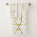 Search for white marble bath towels Geometric