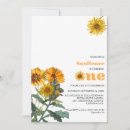 Search for yellow 1st birthday invitations Greenery