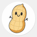Search for cartoon peanut stickers Kawaii
