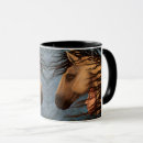 Search for girl mugs horse