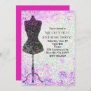 Search for fashion runway invitations Modern