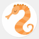 Search for aquatic life stickers Seahorse