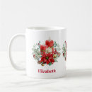 Search for poinsettia flower mugs Holiday season