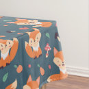 Search for fox tablecloths Whimsical
