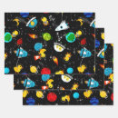 Search for outer space wrapping paper watercolor