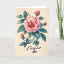 Search for forgiveness cards Floral