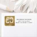 Search for 50th return address labels Birthday