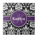 Search for flower monogram tiles White