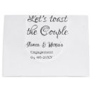 Search for engagement gift bags Calligraphy typography elegant