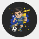 Search for soccer ball cartoon stickers Striker