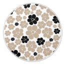 Search for black white flower and knobs and pulls Daisy