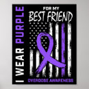Search for harm posters Overdose awareness colour