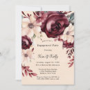Search for burgundy and cream invitations Flower